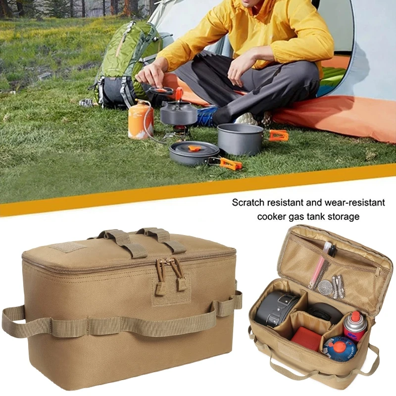Camping ถังแก๊สเก็บกระเป๋ากลาง - Camping Cooking Organizer บทวิจารณ์และราคา
