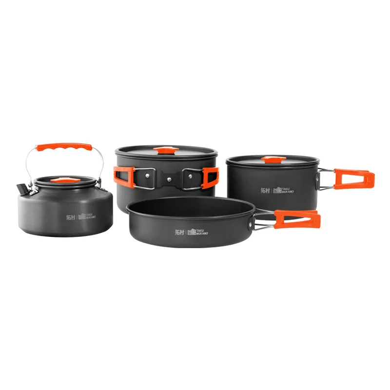 คุณภาพสูงกลางแจ้งชุด Camping ช - Quality Camping Cooking Set บทวิจารณ์และราคา