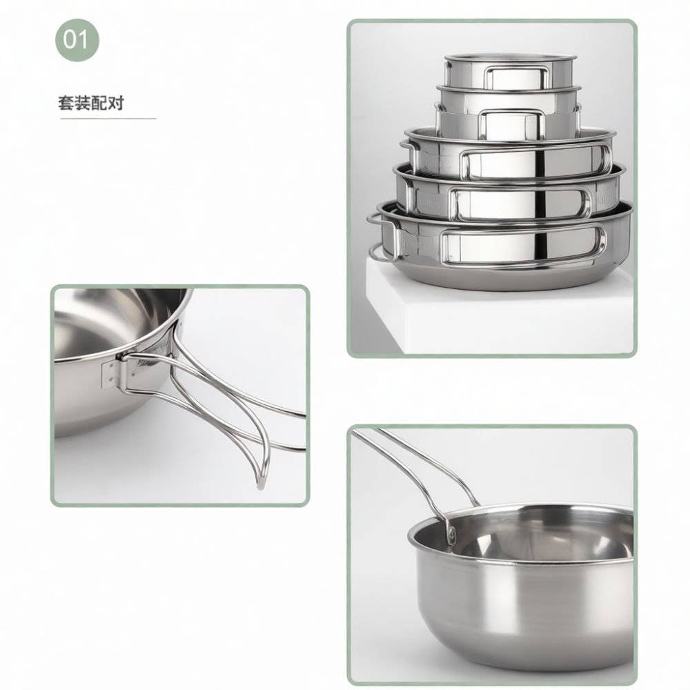 ชุดเครื่องครัวสำหรับตั้งแคมป์แ - Camping Cooking Dining Set บทวิจารณ์และราคา
