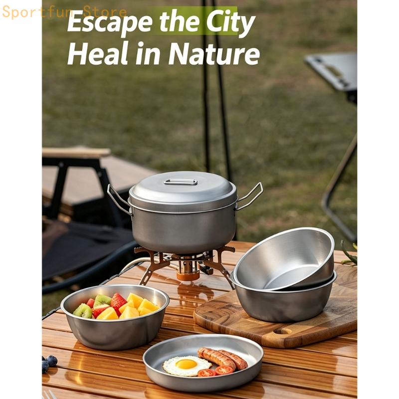 กลุ่มเครื่องครัว Camp Meal พร้ - Camping Cooking Dining Set บทวิจารณ์และราคา