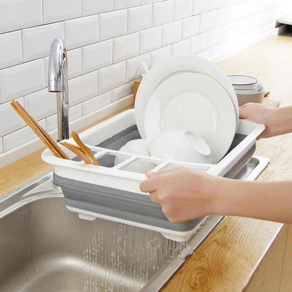 ชั้นวางจานแบบพับได้ ที่คว่ำจาน - Camping Cooking Organizer บทวิจารณ์และราคา