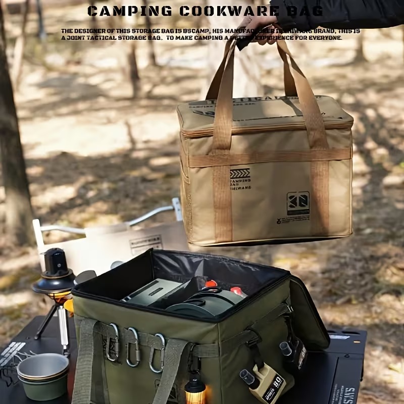 กระเป๋าจัดเก็บอุปกรณ์แคมป์ปิ้ง - Camping Cooking Organizer บทวิจารณ์และราคา