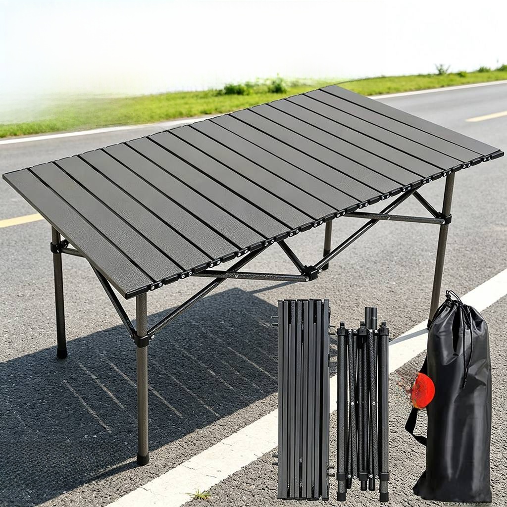 โต๊ะปิกนิกแคมป์ปิ้งกลางแจ้งแบบ - Camping Cooking Table บทวิจารณ์และราคา