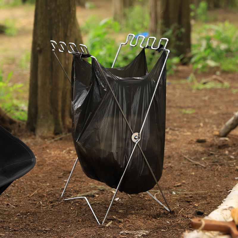 ที่วางถุงขยะแบบพับได้, ที่วางถ - Camping Cooking Organizer บทวิจารณ์และราคา