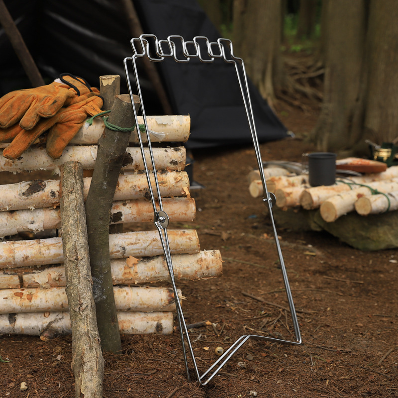 ที่วางถุงขยะแบบพับได้, ที่วางถ - Camping Cooking Organizer บทวิจารณ์และราคา