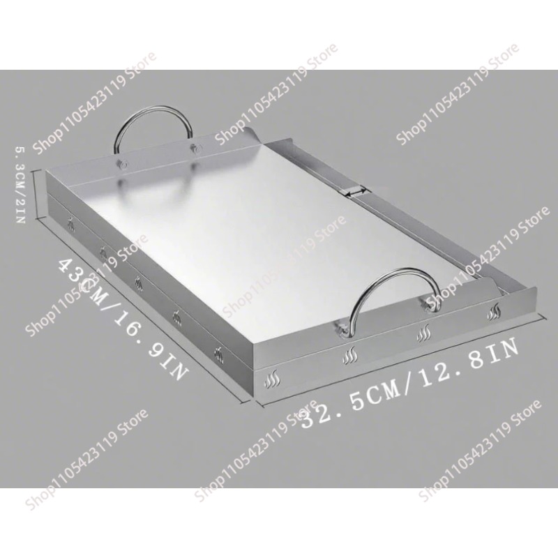 แผ่นเหล็กสแตนเลสสำหรับย่างบาร์ - Camping Cooking Flat Top บทวิจารณ์และราคา